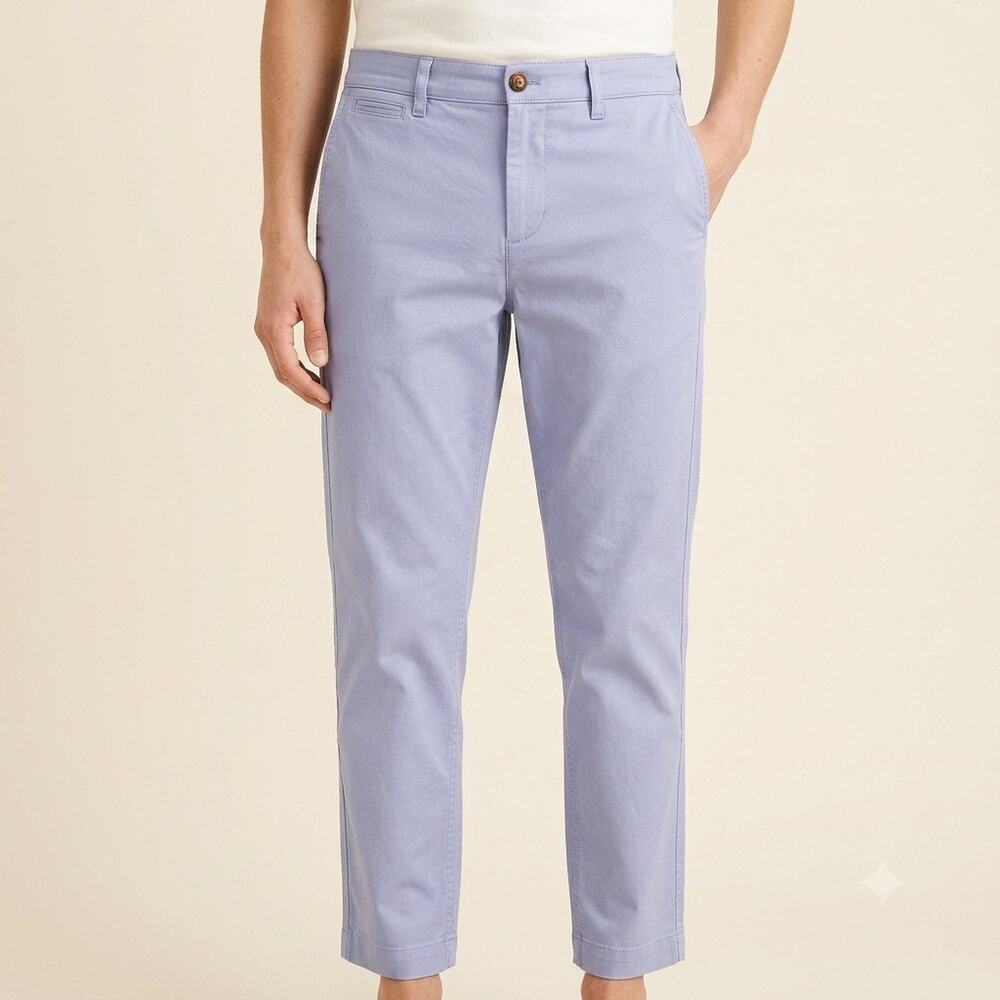 307-J Crew High Rise Girlfriend Chino size 12P / Waist 18”